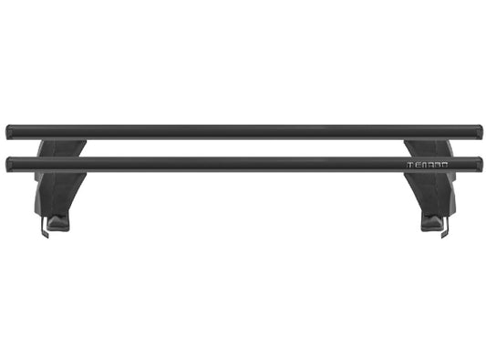 Kaufuniversum - MENABO Dachträger Delta M schwarz Set 2 Stück + Fusssatz