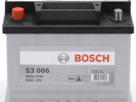 Kaufuniversum - Starterbatterie Bosch 12V/56Ah/480A LxBxH 242x175x190mm/S:1
