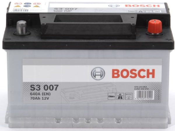 Kaufuniversum - Starterbatterie Bosch 12V/70Ah/640A LxBxH 278x175x175mm/S:0