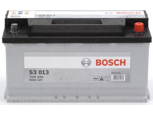 Kaufuniversum - Starterbatterie Bosch 12V/90Ah/720A LxBxH 353x175x190mm/S:0