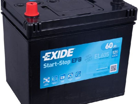 Kaufuniversum - Exide Start-Stop EFB 12V/60Ah/520A LxBxH 230x173x222mm/B0/S:1