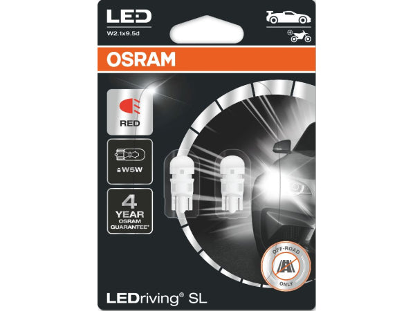 Kaufuniversum - OSRAM LEDriving Red 12V W5W Doppelblister