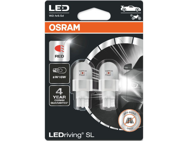 Kaufuniversum - OSRAM LEDriving Red 12V W16W Doppelblister
