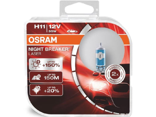 Kaufuniversum - OSRAM Night Breaker Laser Duobox H11 12V 55W PGJ19-2