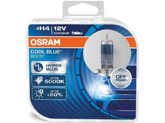 Kaufuniversum - OSRAM COOL BLUE BOOST Duo Box H4 12V 100/90W P43t