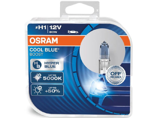 Kaufuniversum - OSRAM COOL BLUE BOOST Duo Box H1 12V 80W P14.5s