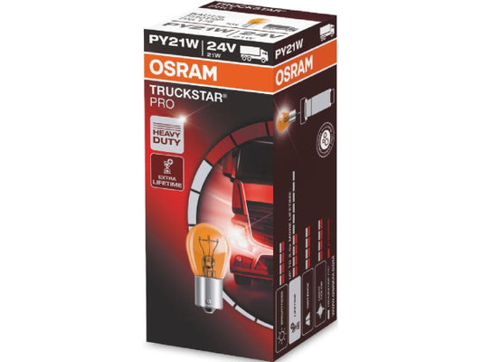 Kaufuniversum - OSRAM TRUCKSTAR PRO PY21W 24V 21W BAU15s