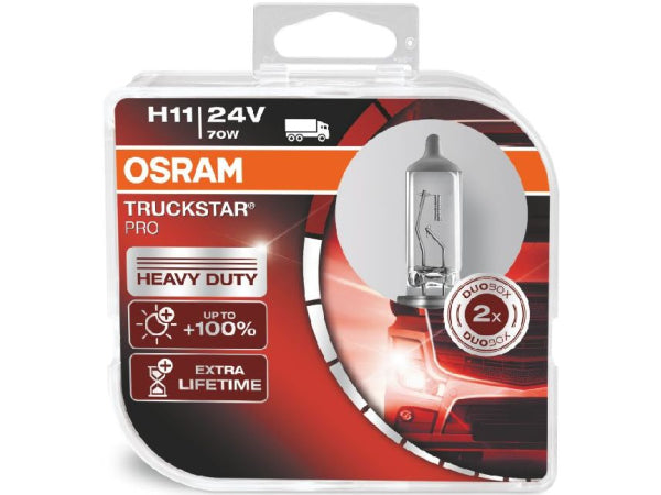 Kaufuniversum - OSRAM Glühlampe TRUCKSTAR Pro H11 24V 70W PGJ19-2/ DUO BOX