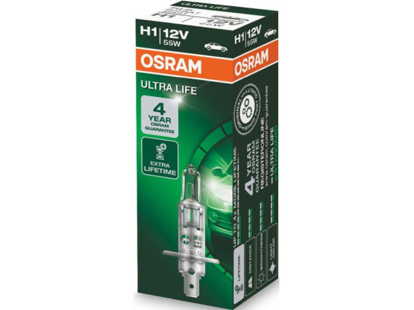 Kaufuniversum - OSRAM Glühlampe H1 ULTRA LIFE 12V 55W P14,5s