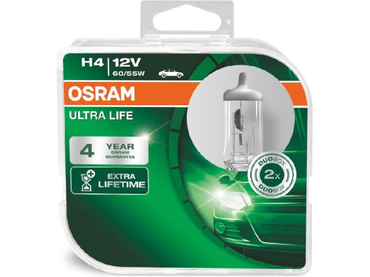 Kaufuniversum - OSRAM Glühlampe H4 ULTRA LIFE 12V 60/55W P43t