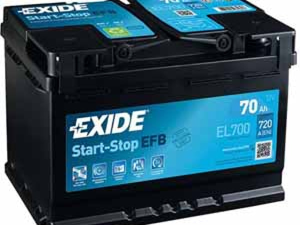 Kaufuniversum - Exide Start-Stop EFB 12V/70Ah/720A LxBxH 278x175x190mm/B13/S:0