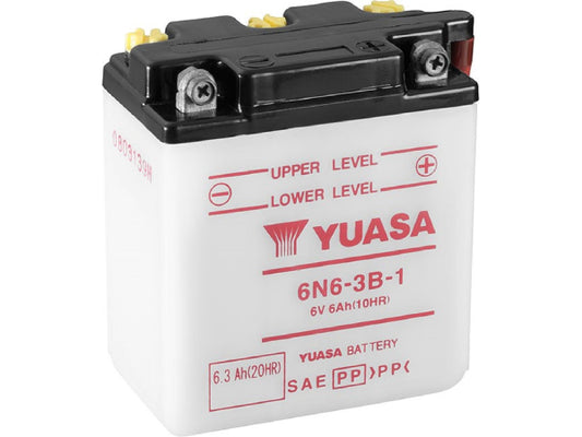 Kaufuniversum - YUASA Conventional 6V/6.3Ah LxBxH: 99 // 57 // 111 // S:0