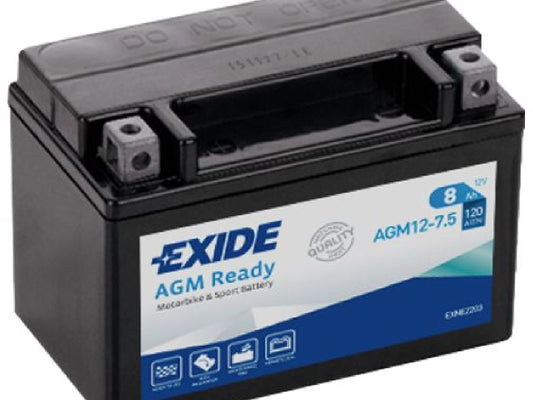 Kaufuniversum - Exide 12 Volt // 7 AH // 85 Amp. LxBxH : 150 // 65 // 100 // S:3