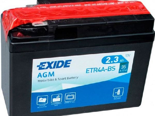 Kaufuniversum - Exide 12 Volt // 2.3 AH // 35 Amp. LxBxH : 113 // 48 // 85 // S:4
