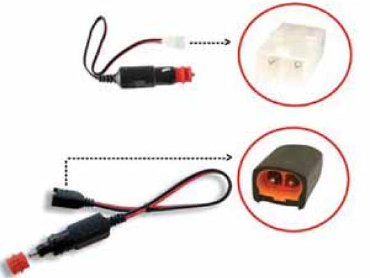 Kaufuniversum - C-tek Adapter Zigaretten-Stecker Stecker orange