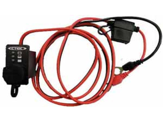 Kaufuniversum - C-tek Batterieanschlusskabel 1500mm mit LED Zustandsanzeige (Ringkabelschuh)