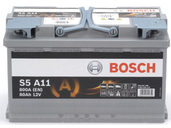 Kaufuniversum - AGM-Batterie Bosch 12V/80Ah/800A LxBxH 315x175x190mm/S:0