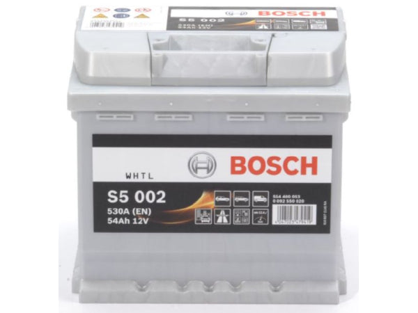 Kaufuniversum - Starterbatterie Bosch 12V/54Ah/530A LxBxH 207x175x190mm/S:0