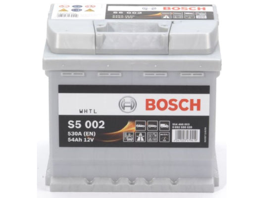 Kaufuniversum - Starterbatterie Bosch 12V/54Ah/530A LxBxH 207x175x190mm/S:0