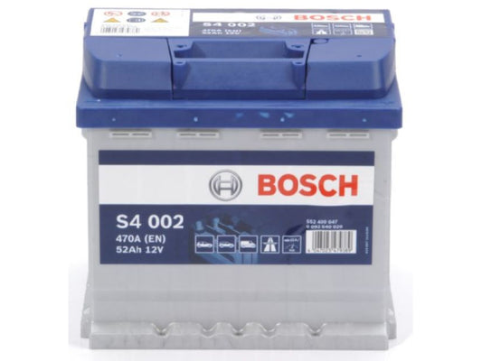 Kaufuniversum - Starterbatterie Bosch 12V/52Ah/470A LxBxH 207x175x190mm/S:0