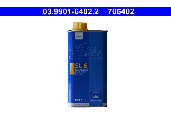 Kaufuniversum - ATE Bremsflüssigkeit SL.6 DOT4 Gebinde 1 L.