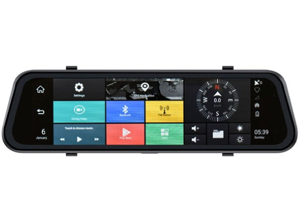 Kaufuniversum - Phonocar Rückspiegel Full Screen 9.7 Android DVR mit Rückfahrkamera