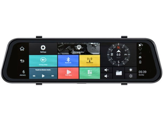 Kaufuniversum - Phonocar Rückspiegel Full Screen 9.7 Android DVR mit Rückfahrkamera