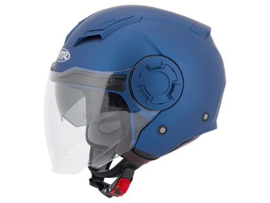 Kaufuniversum - MTR Helm Demi-Jet 5 Evo mattblau L