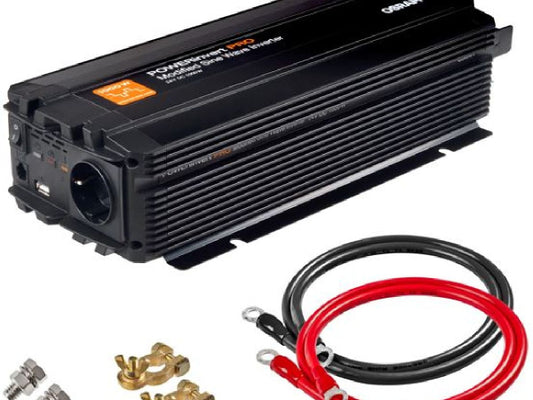 Kaufuniversum - OSRAM POWERinvert PRO Wechselrichter Modifizierte Sinuswelle/24V/1000W/49A