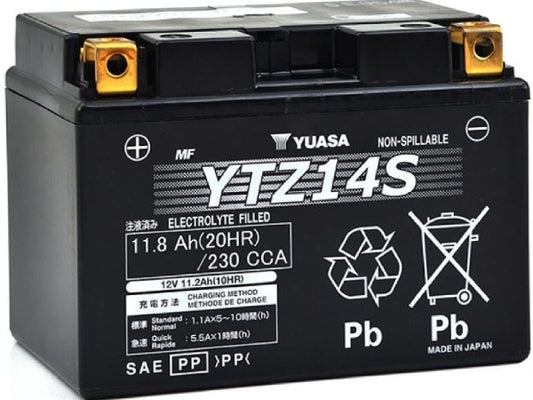 Kaufuniversum - YUASA AGM 12V/11.8Ah/230A LxBxH: 150 // 87 // 110 // S:1