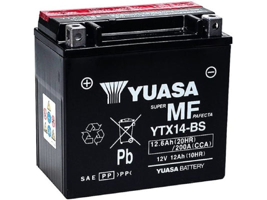 Kaufuniversum - YUASA AGM 12V/12.6Ah/200A LxBxH: 150 // 87 // 145 // S:1