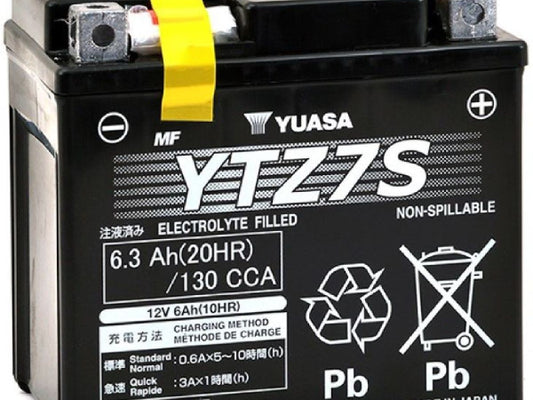 Kaufuniversum - YUASA AGM 12V/6.3Ah/130A LxBxH: 113 // 70 // 105 // S:0