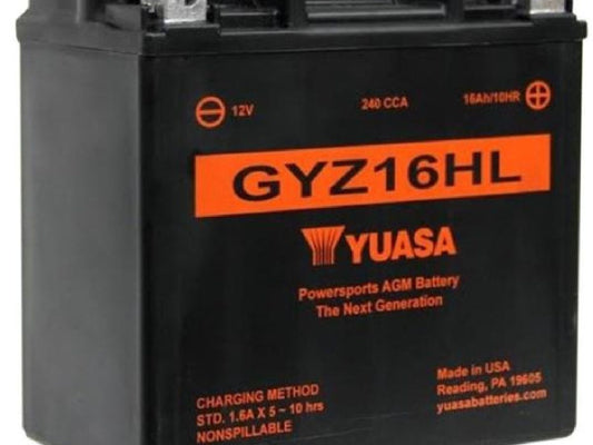 Kaufuniversum - YUASA AGM 12V/16Ah/240A LxBxH: 150 // 87 // 145 // S:0