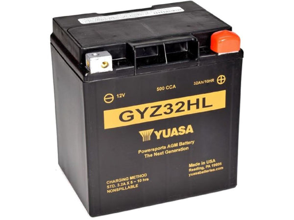 Kaufuniversum - YUASA AGM 12V/33.7Ah/500A LxBxH: 166 // 126 // 175 // S:0