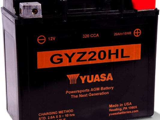 Kaufuniversum - YUASA AGM 12V/21.1Ah/320A LxBxH: 175 // 87 // 155 // S:0