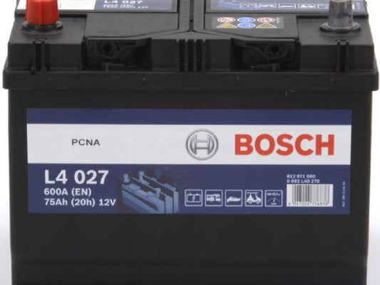 Kaufuniversum - Starterbatterie Bosch 12V/75Ah/600A LxBxH 260x175x225mm/S:1