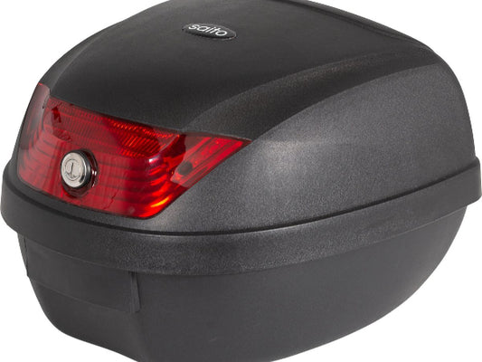 Kaufuniversum - Saito Topcase 28Liter, roter Reflektor inkl. Adapterplatte