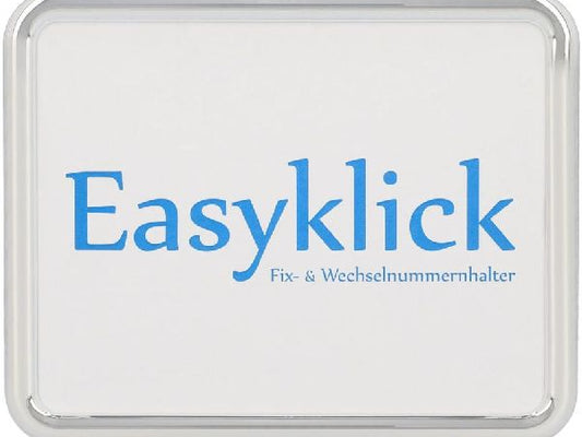 Kaufuniversum - Easyklick Bike Nummerrahmen chrom
