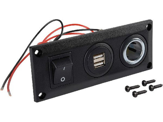 Kaufuniversum - HB Steckdose USB-Zigarettenanzünder 12/24V / 1-Polig