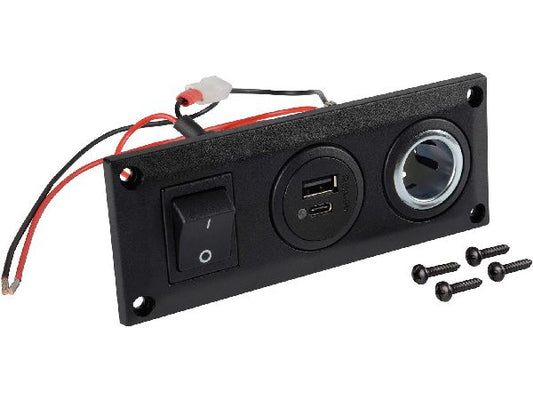 Kaufuniversum - HB Steckdose USB-Zigarettenanzünder 12/24V / 2-Polig