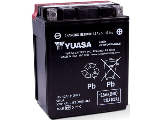Kaufuniversum - YUASA AGM 12V/12.6Ah/210A LxBxH: 134 // 89 // 166 // S:0