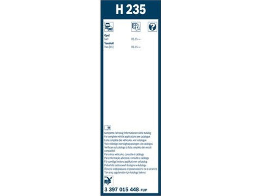 Kaufuniversum - BOSCH Heckwischblatt 230mm