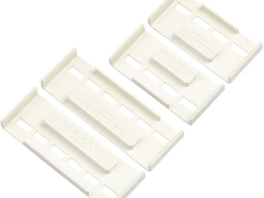Kaufuniversum - MB Klick MB-Klick Nummerrahmen Set Rahmenlos, lang, weiss