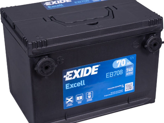 Kaufuniversum - Exide Excell 12V/70Ah/740A LxBxH 260x180x186mm/B7/S:1