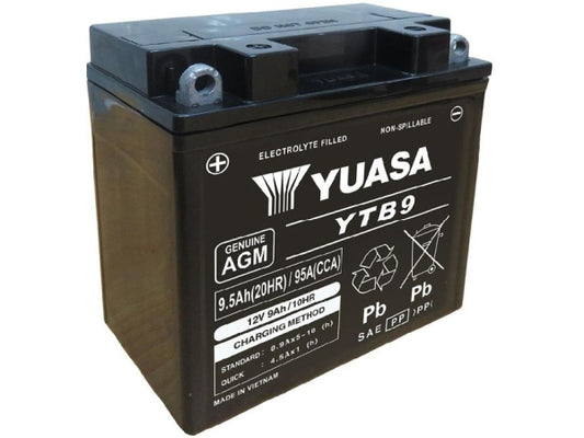 Kaufuniversum - YUASA AGM 12V/9.5Ah/95A LxBxH: 135 // 75 // 140 // S:1