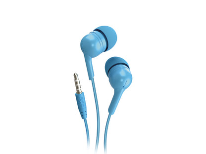 SBS Kopfhörer mit Kabel, Stereo In-Ear Studio Mix 10, 3,5 mm Klinkenstecker mit Mikrofon und Taste zur Gesprächsannahme/ -beendigung