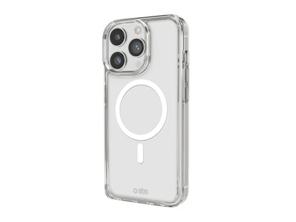 SBS Transparente steife Hülle, kompatibel mit MagSafe-Ladefunktion für iPhone 14 Pro