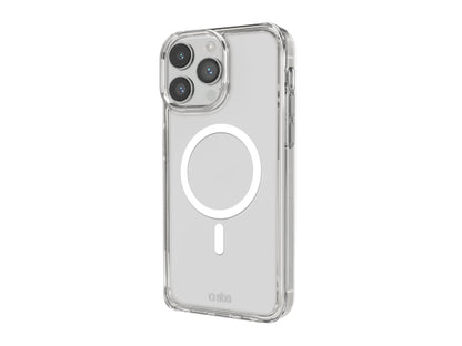 SBS Transparente steife Hülle, kompatibel mit MagSafe-Ladefunktion für iPhone 14 Pro Max