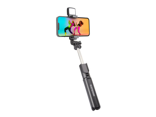Kaufuniversum - SBS Universeller Selfie-Stick mit integriertem LED-Licht und Stativ