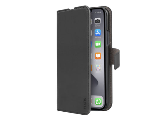 Kaufuniversum - SBS Book Case Wallet für iPhone 14/13 mit Standfunktion